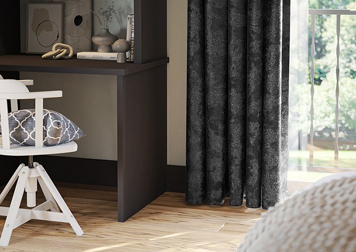 Cyrus Crushed Velvet, Twilight - Made to Measure Curtains - Image 5